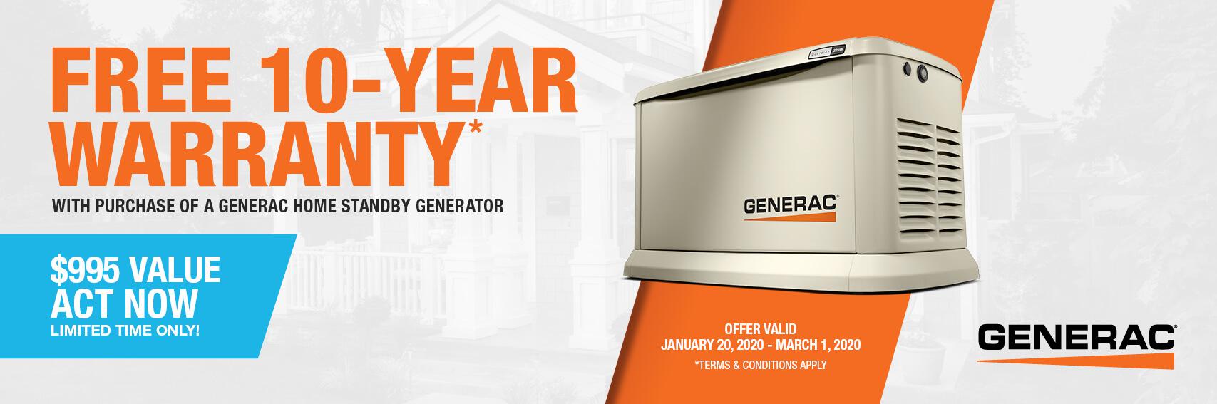 Homestandby Generator Deal | Warranty Offer | Generac Dealer | Lacon, IL